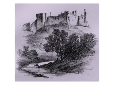 Ludlow Castle In Shropshire Was Built In The Late Eleventh Century by William Hole Pricing Limited Edition Print image