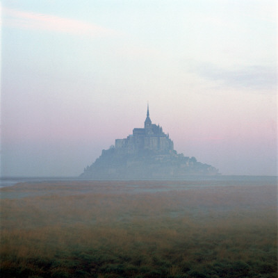 Mont-St-Michel In The Mist Normandy France by Joe Cornish Pricing Limited Edition Print image
