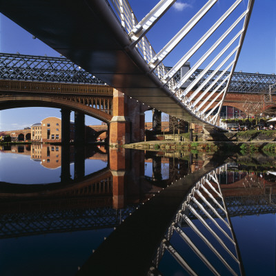 New Footbridge, Castlefield, Manchester by Joe Cornish Pricing Limited Edition Print image