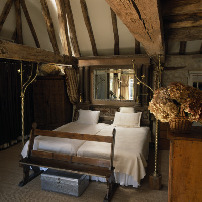 Le Tondu, Beaumont, France, Master Bedroom by Mark Fiennes Pricing Limited Edition Print image