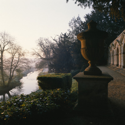 Dawn Light On The Praeneste Terrace At Rousham Landscape Gardens, Oxfordshire by Clive Nichols Pricing Limited Edition Print image