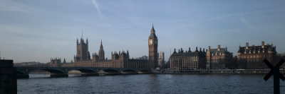 Houses Of Parliament And Westminster Bridge, London, Architect: Sir Charles Barry by Richard Bryant Pricing Limited Edition Print image