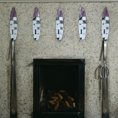 The Hill House, Dumbartonshire, Scotland, Fireplace In Drawing Room, Architect: Charles Mackintosh by Mark Fiennes Pricing Limited Edition Print image