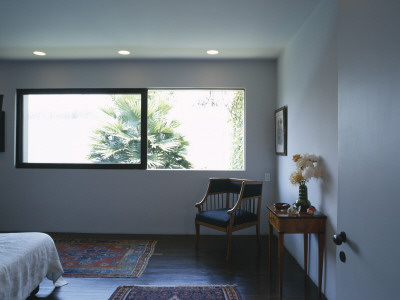 House For Brazilian Film Director, Sao Paolo, Bedroom, Architect: Isay Weinfeld by Alan Weintraub Pricing Limited Edition Print image