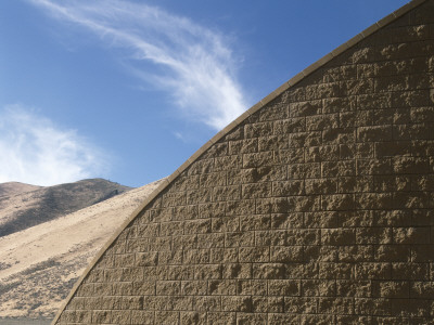 Sun Valley House, Idaho, 1992, Detail Of Stonework, Architect: Bart Prince by Alan Weintraub Pricing Limited Edition Print image