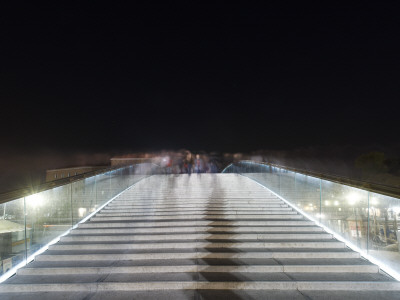 Ponte Di Calatrava - The Fourth Bridge Over The Grand Canal, Venice, Architect: Santiago Calatrava by Beppe Raso Pricing Limited Edition Print image