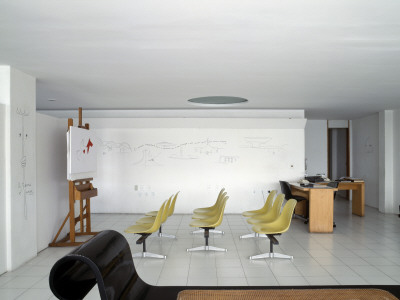 Oscar Niemeyer's Office, Rio De Janeiro, Architect: Oscar Niemeyer by Alan Weintraub Pricing Limited Edition Print image