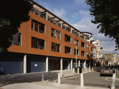 The Chronos Buildings, Whitechapel London, Main Three Storey Block, Architect: Proctor Matthews by Charlotte Wood Pricing Limited Edition Print image