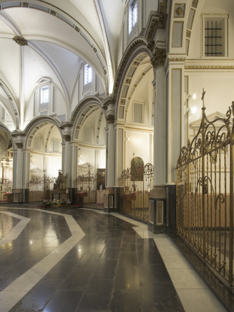 Valencia Cathedral, 1356, The Aisle Running Behind The Altar by David Clapp Pricing Limited Edition Print image