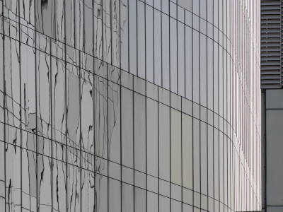Detail Of East Facade Of Gas Natural Headquarters, Barcelona, Spain, Architect: Miralles-Tagliabue by David Borland Pricing Limited Edition Print image