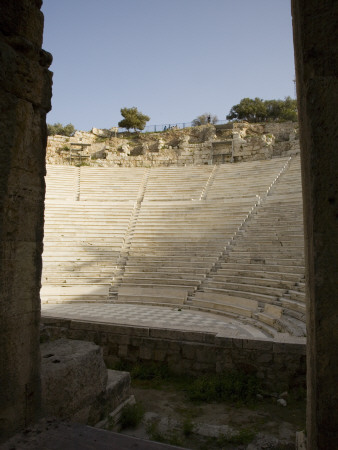 The Acropolis, Athens, The Odean Herodes, Circa 161 Bc, View From The Amphitheatre's Orchestra by Colin Dixon Pricing Limited Edition Print image