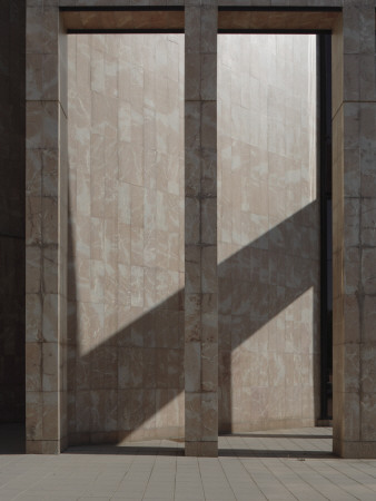 Pillars And Shadows, Edificio De Usos Multiples - Council Building, Leon, Spain by David Borland Pricing Limited Edition Print image