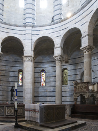 The Altar, Baptistery, The Duomo, Pisa, Italy by David Clapp Pricing Limited Edition Print image