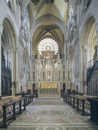 Durham Cathedral, County Durham, England, Founded In Ad 1093 - The Nave by Colin Dixon Pricing Limited Edition Print image