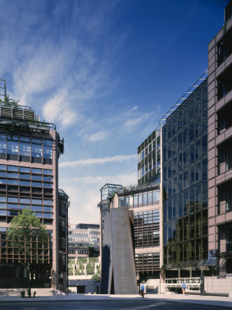 Broadgate Circus, City Of London, Architects: Arup Associates by David Churchill Pricing Limited Edition Print image