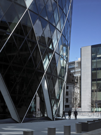 Swiss Re Building, (The Gherkin) St Mary Axe, London by David Churchill Pricing Limited Edition Print image