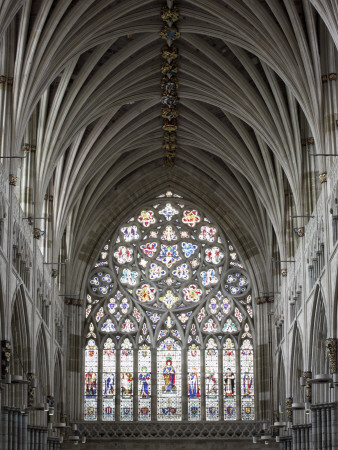Exeter Cathedral, Devon, 1112 - 1520 by David Clapp Pricing Limited Edition Print image