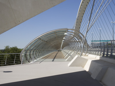 Third Millenium Bridge, Expo Zaragoza 2008, Zaragoza, Architect: Juan Jos/ Arenas by G Jackson Pricing Limited Edition Print image