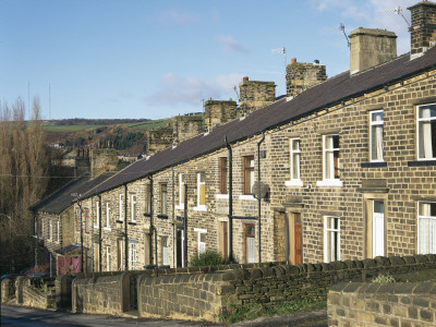 Terraced Housing, Sheffield, England by Martine Hamilton Knight Pricing Limited Edition Print image