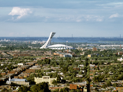 Olympic Park, Olympic Stadium, Montreal, 1976, Architect: Roger Taillibert by Michael Harding Pricing Limited Edition Print image