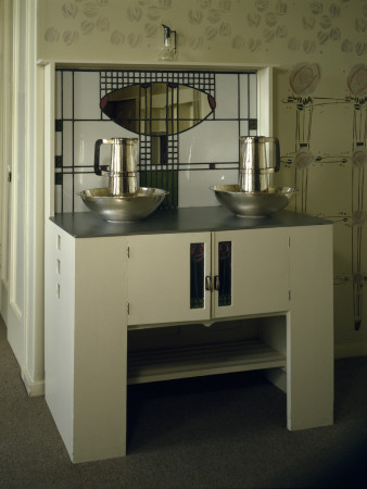 The Hill House, Helensburgh, Dumbartonshire, Scotland, 1902-04, The Washstand In The Master Bedroom by Mark Fiennes Pricing Limited Edition Print image