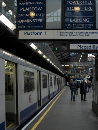 Earl's Court Underground Station, London by Natalie Tepper Pricing Limited Edition Print image