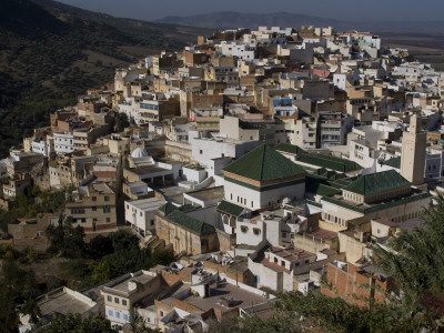 Town View, Moulay Idriss, Morocco by Natalie Tepper Pricing Limited Edition Print image