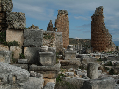 Roman Ruins And Ancient Gateway, Perge by Natalie Tepper Pricing Limited Edition Print image