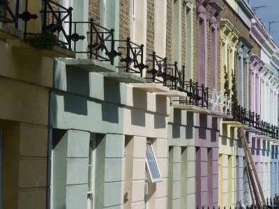 Row Of Houses Off Chalk Farm Road, Camden Town, London by Natalie Tepper Pricing Limited Edition Print image