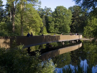 Sackler Crossing, Kew Gardens, London by Natalie Tepper Pricing Limited Edition Print image