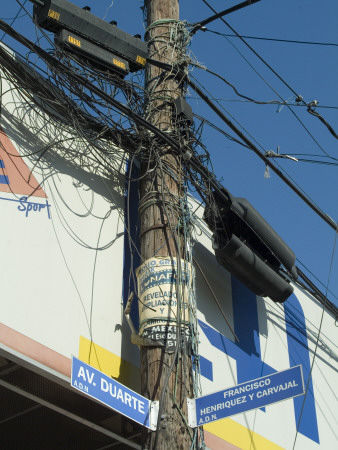 Signs And Wires, Santo Domingo by Natalie Tepper Pricing Limited Edition Print image