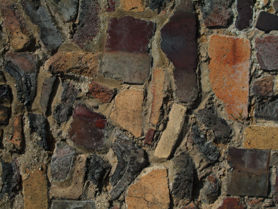 Backgrounds - Crazy Brick And Cobble Wall by Natalie Tepper Pricing Limited Edition Print image