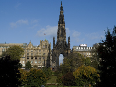 Walter Scott Memorial, Princes Street, Edinburgh by Natalie Tepper Pricing Limited Edition Print image