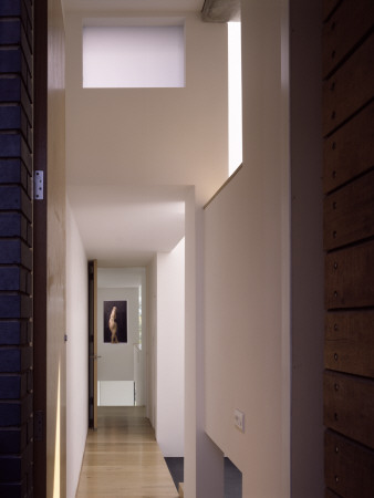 The Tall House Interior Corridor With Natural Light - Architect's Notes, Terry Pawson Architects by Richard Bryant Pricing Limited Edition Print image
