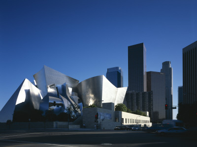Walt Disney Concert Hall, Downtown Los Angeles, Streetscape, Architect: Frank O Gehry by Richard Bryant Pricing Limited Edition Print image