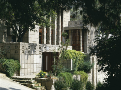 Storer House, Los Angeles, California, 1923, Exterior, Architect: Frank Lloyd Wright by Richard Bryant Pricing Limited Edition Print image