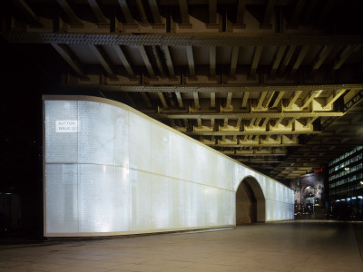 Sutton Walk, South Bank London, Reverse View With Doorway, Maccormac Jamieson Prichard Architects by Peter Durant Pricing Limited Edition Print image