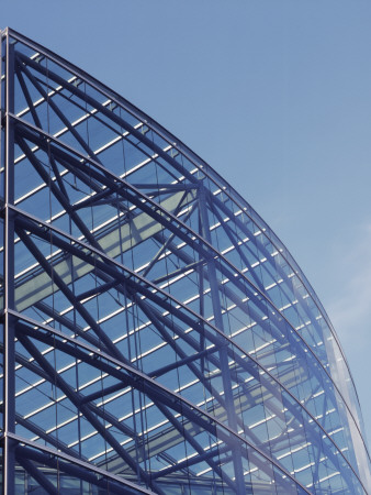 Office Headquarters, London, Exterior Showing Structural Framework by Peter Durant Pricing Limited Edition Print image
