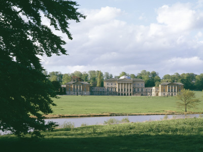 Kedleston Hall, Derbyshire, England, 1759 - 1765, Lanscaped Grounds With Cultler Brook In The Fore by Richard Bryant Pricing Limited Edition Print image
