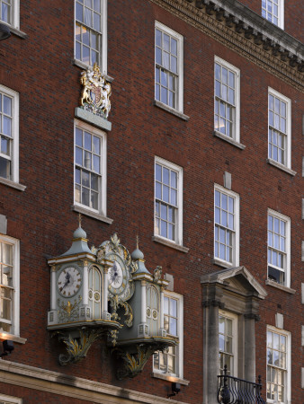 Crest And Clock, Fortnum And Mason, Piccadilly, London by Richard Bryant Pricing Limited Edition Print image