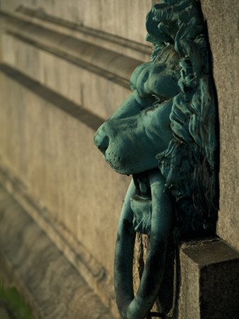 Lion's Head Mooring Ring, Victoria Embankment, London, Architectural Details London by Richard Turpin Pricing Limited Edition Print image