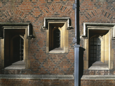 St, John's College, Cambridge, The First Court, Diamond Shaped Diaper Patterns, Relieving Arches by Will Pryce Pricing Limited Edition Print image