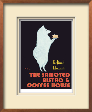 Samoyed Bistro by Ken Bailey Pricing Limited Edition Print image