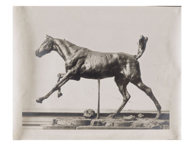 Photo D'une Sculpture En Cire De Degas:Cheval Au Galop Sur Le Pied Droit (Rf 2105) by Ambroise Vollard Pricing Limited Edition Print image