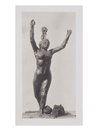 Photo D'une Sculpture En Cire De Degas:Danseuse S'avancant Les Bras Leves,1Ere Etude (Rf 2082) by Ambroise Vollard Pricing Limited Edition Print image