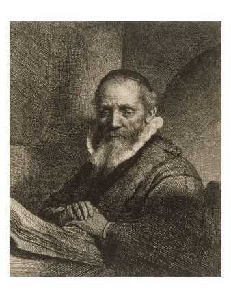 Portrait De Jean Corneille Sylvius ; 1Er État by Rembrandt Van Rijn Pricing Limited Edition Print image
