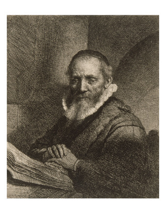 Portrait De Jean Corneille Sylvius ; 1Er Etat by Rembrandt Van Rijn Pricing Limited Edition Print image