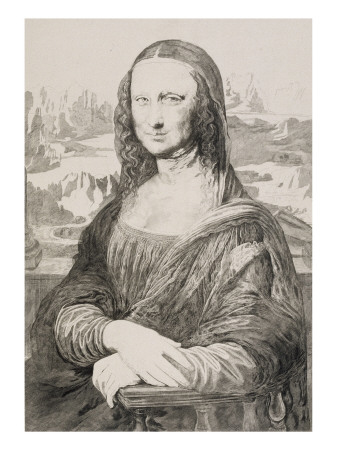Portrait De Monna Lisa (La Joconde) by Léonard De Vinci Pricing Limited Edition Print image