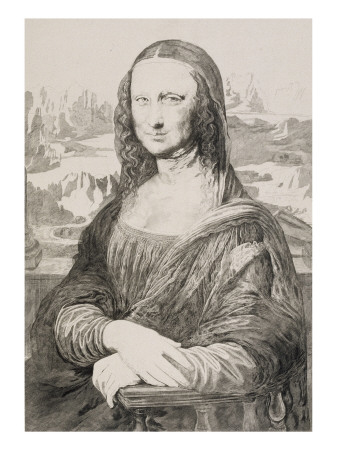 Portrait De Monna Lisa (La Joconde) by Leonard De Vinci Pricing Limited Edition Print image
