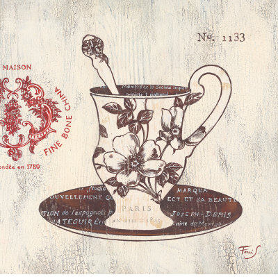 Fine Cup And Saucer by Stefania Ferri Pricing Limited Edition Print image